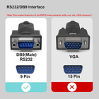 Usb To Serial Adapter 6 Feet Usb To Rs-232 Male  9-pin  Db9 Serial Cable  Prolif