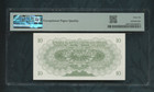 1951 Nd  1955  Libya  Treasury 10 Piastres  Pick  6 Pmg 66 Epq