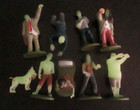 Accoutrements 9 Piece Zombie Glow In The Dark Figure Play Set