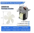 S99080199 Bathroom Exhaust Motor 80 Cfm 4 0 Sones Vent Fan Attic 512  673  8870