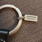 Rare Coach Leather Vintage Bumblebee Bee Key Fob Key Ring Chain Bag Charm Htf