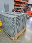 Lot Of 180 - 10  X 10  X 6  Buckhorn Gray Plastic Nesting Storage Containers