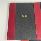 Vintage Accounting Business Ledger Journal Accountant Log Book Lot Cash Record