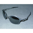New Oakley Tailend Sunglasses Titanium black Iridium Round Wires Tail End Metal