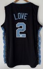 Caleb Love Signed Black North Carolina Tar Heels Jersey Nba Rookie Auto Bas Coa