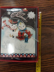 Punch Studio Christmas Snowman Couple New 10ct  Ephemera