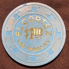 Vintage El Cortez Casino Las Vegas  Nv -  1 Gaming Chip
