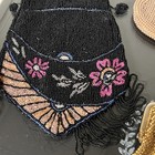 Vintage Antique Art Nouveau Silver Mesh Purse Beaded Hand Bag Purse Clutch Lot 4