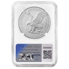 Presale - 2025-w Burnished  1 American Silver Eagle Ngc Ms70 Fdi First Label
