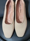 New Ladies Flats Knit Upper Ballet Flat Office Slip On Breathable Casual Shoe 