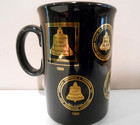 Vintage Mug Bell System   At t Logos From 1899-1984 Cup Black Gold Logo England