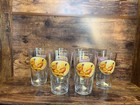 6 Vtg Miller High Life Pint Pheasant Beer Glasses  Sold Together