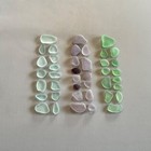 Genuine Beach Sea Glass Purple Sky Blue Pistachio Surf-tumbled Mendocino Ca