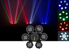  2  Chauvet Dj Helicopter Q6 Dmx Rotating Dance Floor Lights remote bags cables