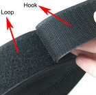 1pair 393in - 10m  Reusable Hook   Loop Tape     Heavy Duty Nylon Fastener Strips