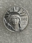 1997 Inaugural Year Bu 1 10 Oz  9995 Fine American Platinum Eagle Bullion Coin