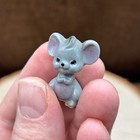 Vintage Miniature Gray Mouse Ceramic Figurine 1 125  Tall Hagen-renaker 