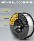 10lbs   0 030in Flux Core Welding Wire Flux Mig Welder Welding Wire Low Spatter