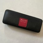 Kliik Denmark Hard Eyeglass Case For Glasses  Black Exterior With Red Interior