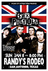 Sex Pistols 1978 Concert Poster Randy s Rodeo San Antonio Texas Gig Poster