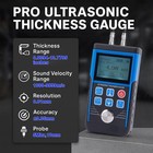 Digital Ultrasonic Thickness Gauge Tester Meter For Steel Metals Glass 0 8-500mm