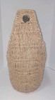 Large Beautiful Vintage Woven Seagrass Basket With Wood Handle 19  X 10 5  X 20 