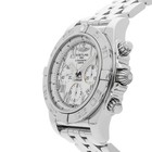 Breitling Chronomat B01 Steel Auto 44mm White Dial Bracelet Watch Ab011012 a690