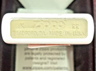 Zippo 49783 Windproof Lighter  American Flag Design  White Matte  New Old Stock