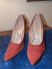 Vintage 1960s Womens Shoes Size 8m High Heels Very Good Condition