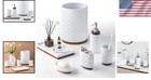 Stylish Bathroom Set With Soap Dispenser   Toothbrush Holder