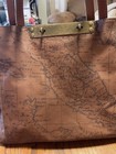Patricia Nash Signature Map Tote Travel Bag    Excellent Condition 