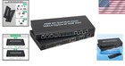 Video Switcher For Live Streaming Hdmi 4x1 Quad Multi-viewer 4k With Usb 3 0