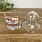 Vintage Hershey   s Tennis Chocolate Cigarettes Glass Jar W  Glass Lid