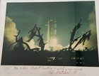 Signed Edgar Mitchell Orig  Nasa Apollo 14 Photo Launch 1971