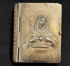 Italy Sacred Heart Of Virgin Mary Antique Rosary Box High Relief  Lovely Piece