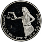 Mexico Large Silver Medal 1995 Mo  Supreme Court  Pcgs Pf 63 Dcam Cameo Unc  G8