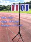Extra Large Numbers Manual Flip Scoreboard With Stand  Score Keeper For Outdo   