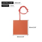 Silicone Heating Pad 12v 10w Heater Film Plate 60mmx60mm Heater Mat