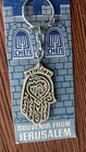 Vintage Souvenir From Jerusalem Keychain Metal Holy Land