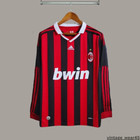 Beckham David   32  Ac Milan 2009 10 Uefa Champions League Long Sleeve Jersey S