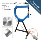 4  Throat Pneumatic Planishing Hammer Airpress Tool W  Stand   Pedal 1 2 3 anvil