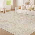 Washable Rug 6x9 Area Rugs  Modern Geometric Rugs For Living Room Non Slip 
