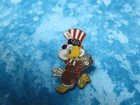 Los Angeles 1984 Summer Olympic Mascot Press Pin - Sam Reporter With Camera - 7a