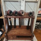 Vintage Tobacco Pipe Holder For Five Pipes  Holder Only Pipes Not Included