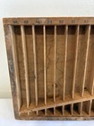Antique Wooden Printer s Type Case  Hamilton Mfg Co   Letterpress Print Tray