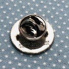 New Brunswick Souvenir Canada Travel Pewter Lapel Pin W  Purple Violet