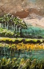 Harold Newton Painting - Florida Highwaymen Art - Stormy Wetlands Acrylic Copy