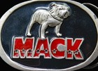 Vintage Mack Trucks Belt Buckle Bulldog Logo Semi Trucker
