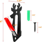 12 Pack European Mount Skull Hangers  Deer Skull Mount Bracket Hangers With Free