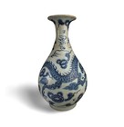 Chinese Blue   White Porcelain Vase